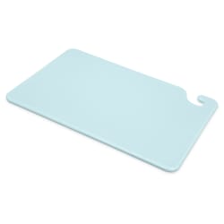 San Jamar CB121812BL Cut-N-Carry Cutting Board, 12 x 18 x 1/2 in, NSF, Blue Replacement Image