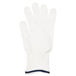 San Jamar DFG1000-M Medium Cut Resistant Glove - Synthetic Fiber, White w/ Bl... Replacement Image