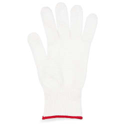 San Jamar DFG1000-L Large Cut Resistant Glove - Synthetic Fiber, White w/ Red... Replacement Image