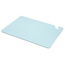 San Jamar CB152012BL Cut-N-Carry Cutting Board, 15 x 20 x 1/2 in, NSF, Blue Replacement Image