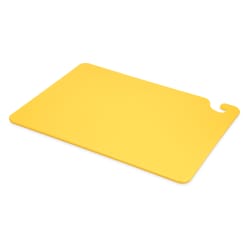 San Jamar CB152012YL Cut-N-Carry Cutting Board, 15 x 20 x 1/2 in, NSF, Yellow Replacement Image