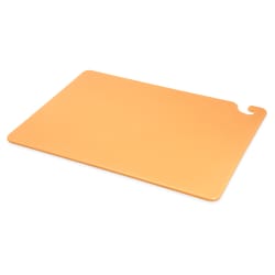 San Jamar CB182412BR Cut-N-Carry Cutting Board, 18 x 24 x 1/2 in, NSF, Brown Replacement Image