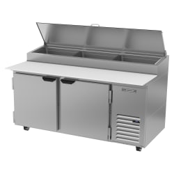 Beverage-Air DP67HC 67" Hydrocarbon Series Pizza Prep Table w/ Refrigera... Replacement Image