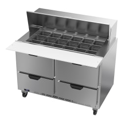 Beverage-Air SPED48HC-18M-4 48" Hydrocarbon Series Mega Top Sandwich/Sal... Replacement Image