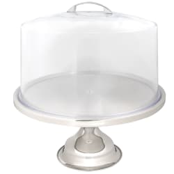 Tablecraft 821422 Cake Stand & Cover Set, 12 3/4 x 13 3/4" Replacement Image