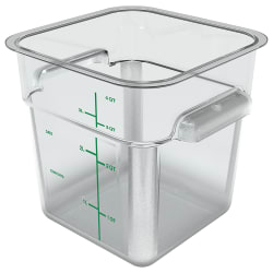 Carlisle 4 qt Square Food Storage Container - Clear (1195107) Replacement Image