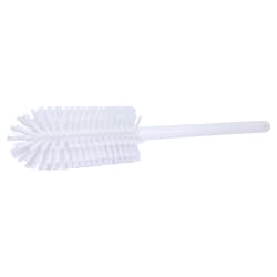 Carlisle 16" Pint Bottle Brush w/ White Poly Bristles - Plastic Handle,... Replacement Image