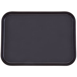 Cambro PT1014110 Rectangular Polytread Tray - 10 9/16x13 5/8" Black Replacement Image