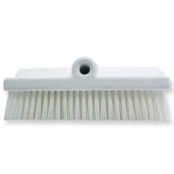 Carlisle 10" Floor Scrub Brush w/ White Polyester Bristles (40423EC02) Replacement Image