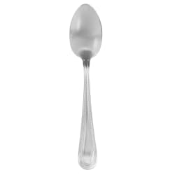 Winco 0005-01 6 1/4" Teaspoon with 18/0 Stainless Grade, Dots Pattern Replacement Image