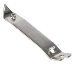 Winco CO-201 4" Bottle Opener/Can Punch, Nickel Plated Replacement Image