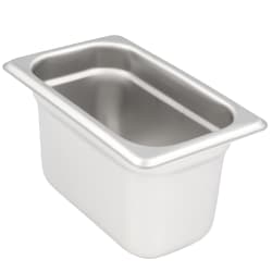 Winco SPJL-904 Ninth Size Steam Pan, Stainless Replacement Image