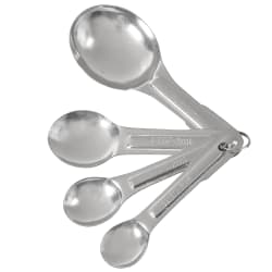 Winco MSP-4P 4 Piece Measuring Spoon Set, Stainless Replacement Image