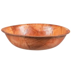 Winco WWB-6 6" Round Salad Bowl, Woven Wood Replacement Image