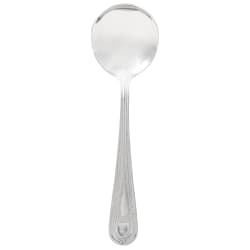 Winco 0005-04 6 1/8" Bouillon Spoon with 18/0 Stainless Grade, Dots Patt... Replacement Image