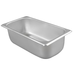 Winco SPT4 Third Size Steam Pan, Stainless Replacement Image