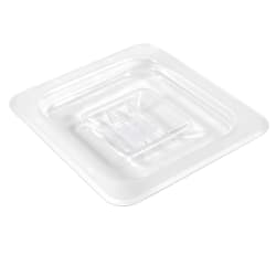 Winco SP7600S Poly-Ware Food Pan Cover, 1/6 Size, Solid, Polycarbonate, NSF Replacement Image