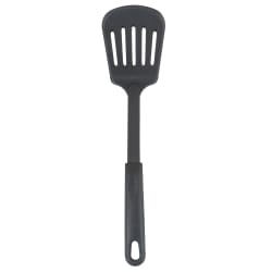 Winco NC-WS Slotted Nylon Spatula, Wide Blade, Black Replacement Image