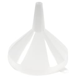 Winco PF-32 32 oz Funnel - Plastic, White Replacement Image