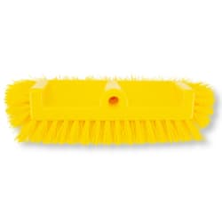Carlisle 10" Dual Surface Floor Scrub Brush Head - Split Shape, Poly/Pla... Replacement Image