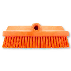 Carlisle 10" Dual Surface Floor Scrub Brush Head - Split Shape, Poly/Pla... Replacement Image