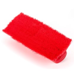 Carlisle 10" Flo Thru Wall & Equipment Brush w/ Red Soft Nylex Brist... Replacement Image