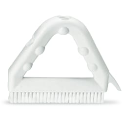 Carlisle 9" Tile & Grout Brush - Polyester Bristles, Green (41323EC0... Replacement Image