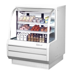 Turbo Air TCDD-48H-W-N 48 1/2" Full Service Deli Case w/ Curved Glass -... Replacement Image