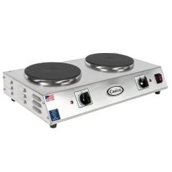 Cadco CDR-2C 21 1/4" Electric Hot Plate w/ (2) Burners & Infinite Co... Replacement Image