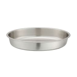 Winco 202-WP 6 qt Oval Chafer Water Pan, Stainless Replacement Image