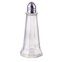 Winco G-110 1 oz Salt/Pepper Shaker - Glass, 4 1/2"H Replacement Image
