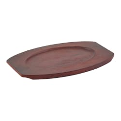 Winco APL-11UL Oval Underliner for Sizzling Platter, Wood Replacement Image