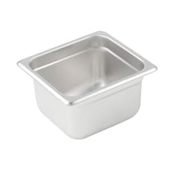 Winco SPJP-604 Sixth Size Steam Pan, Stainless Replacement Image