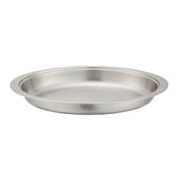 Winco 202-FP 6 qt Oval Food Pan for 202 Chafer, Stainless Replacement Image