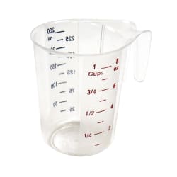 Winco PMCP-25 1 cup Measuring Cup - Polycarbonate, Clear Replacement Image