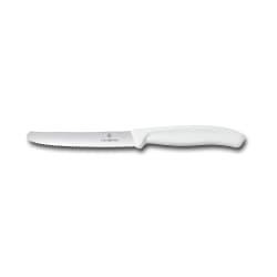 Victorinox 6.7837 Serrated Steak Knife w/ 4 1/2" Blade, White Plastic Ny... Replacement Image