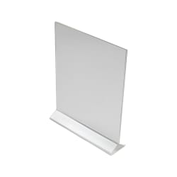 Winco ATCH-811 Tabletop Menu Card Holder - 8" x 11", Acrylic Replacement Image