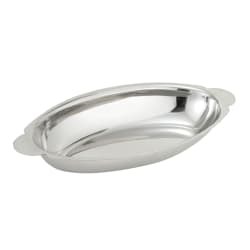 Winco ADO-20 20 oz. Oval, Stainless Rarebit Replacement Image