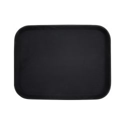 Winco TRH-1418K Rectangular Easy Hold Tray, 14" x 18", Black Replacement Image