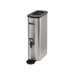 Winco SSBD-3 3 gal Narrow Iced Tea Dispenser w/ Handles, Stainless Steel Replacement Image