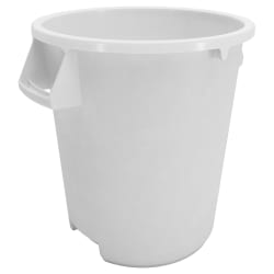 Carlisle 10 gallon Commercial Trash Can - Plastic, Round, Foot Rated (8410100... Replacement Image