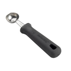 Tablecraft 10982 6 1/2" Melon Baller - Stainless Steel w/ Black Ergonomi... Replacement Image