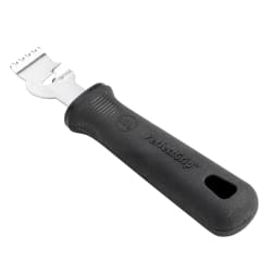 Tablecraft 10990 5 3/4" Zester/Lemon Peeler w/ Black Ergonomic Handle Replacement Image