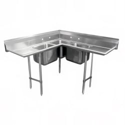Advance Tabco 94-K6-18D 61" 3 Compartment Sink w/ 16"L x 20"W... Replacement Image