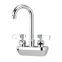 Krowne 14-400L Splash Mount Faucet - 3 1/2" Gooseneck Spout, 4" Cen... Replacement Image