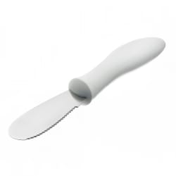Browne Serrated Butter Spreader, w/3 1/2" x 1 3/10" Blade (574362) Replacement Image