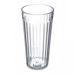 Carlisle 20 oz Clear Fluted Plastic Tumbler (012007) Replacement Image