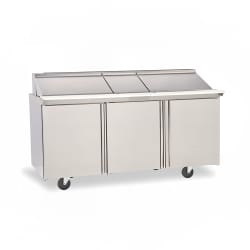 Delfield 4472NP-18 72" Sandwich/Salad Prep Table w/ Refrigerated Base, 1... Replacement Image