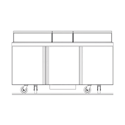 Delfield 4472NP-18M 72" Mega Top Sandwich/Salad Prep Table w/ Refrigerat... Replacement Image