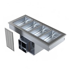 Delfield 8159-EFP 59" Drop-In Refrigerator w/ (4) Pan Capacity - Cold Wa... Replacement Image